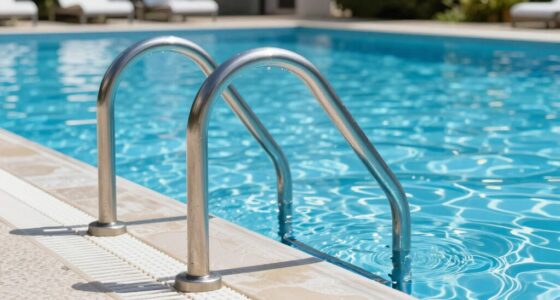 durable stylish pool railings