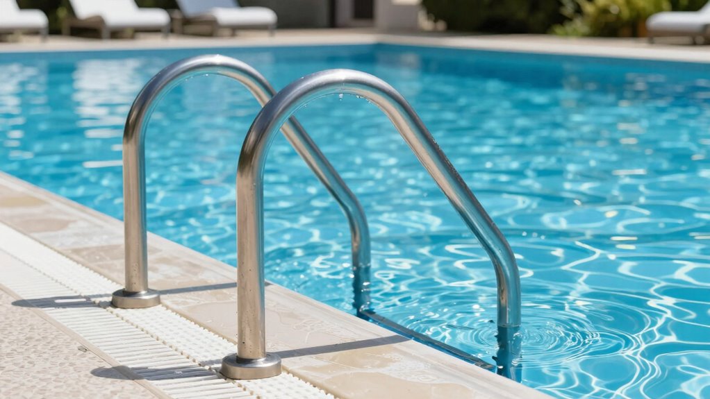 durable stylish pool railings