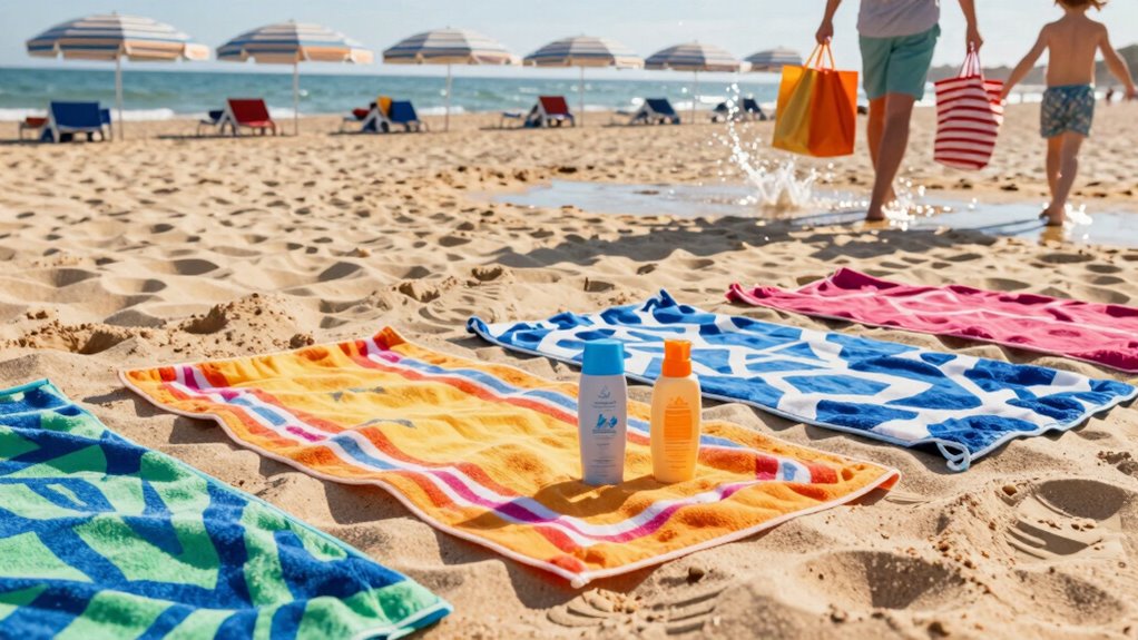 efficient beach day essentials