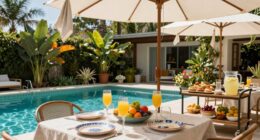 effortless poolside brunch planning