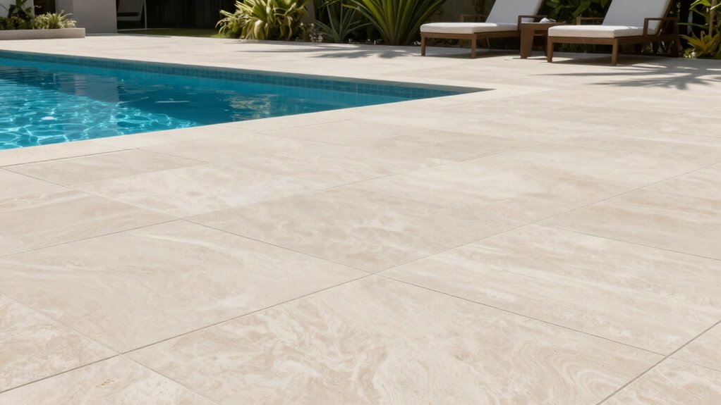 elegant durable pool decking