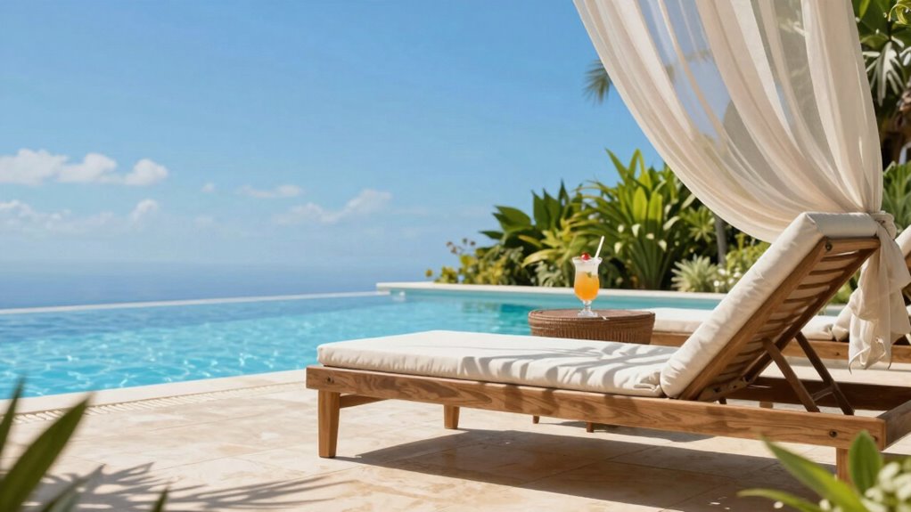 enhance poolside comfort with shade