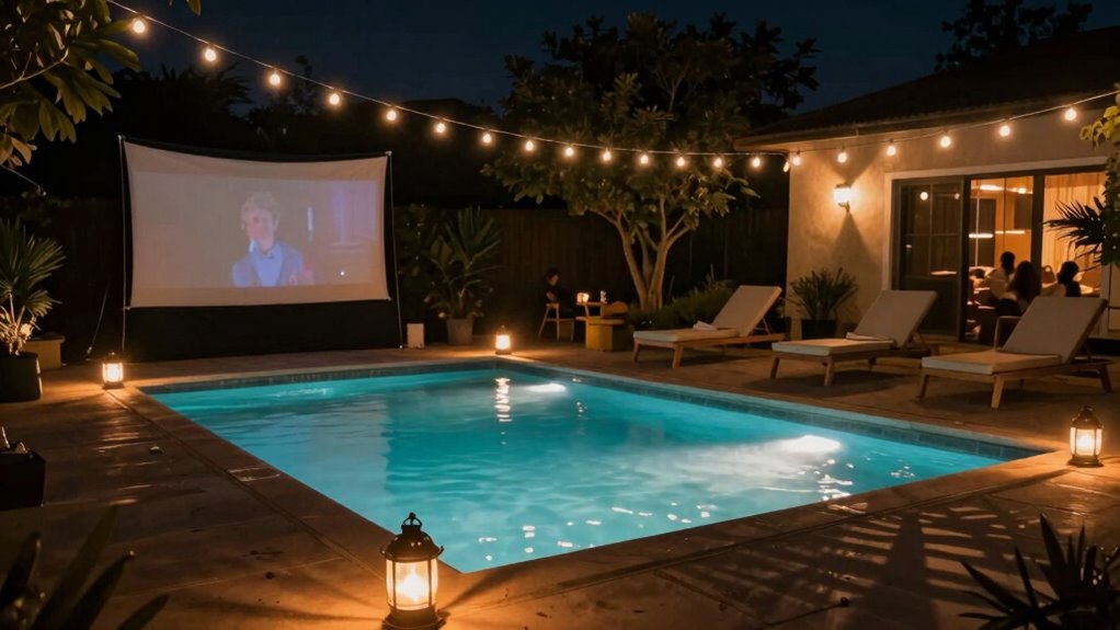enhanced poolside lighting necessary