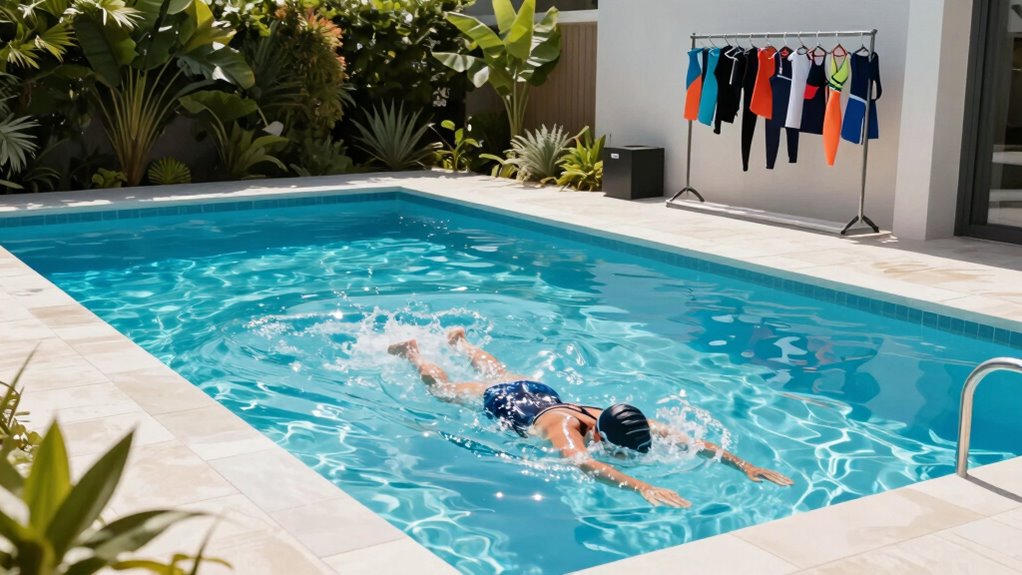 essential endless pool features
