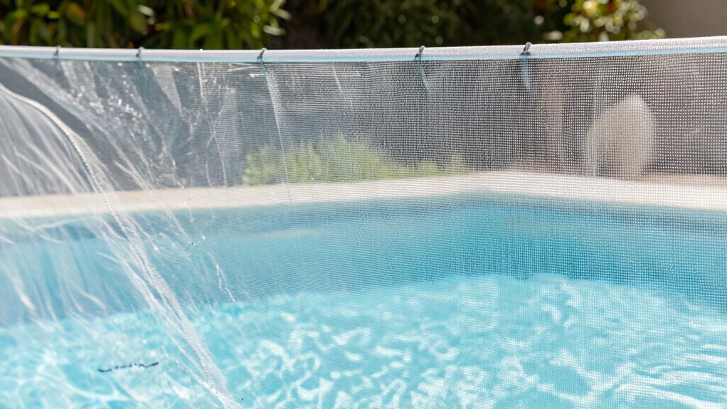 flexible see through safety barrier