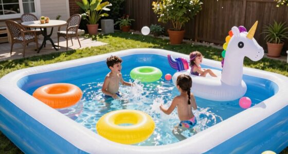floating pool game fun