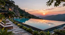 hillside infinity pool design