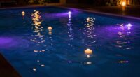 illuminated floating pool lights