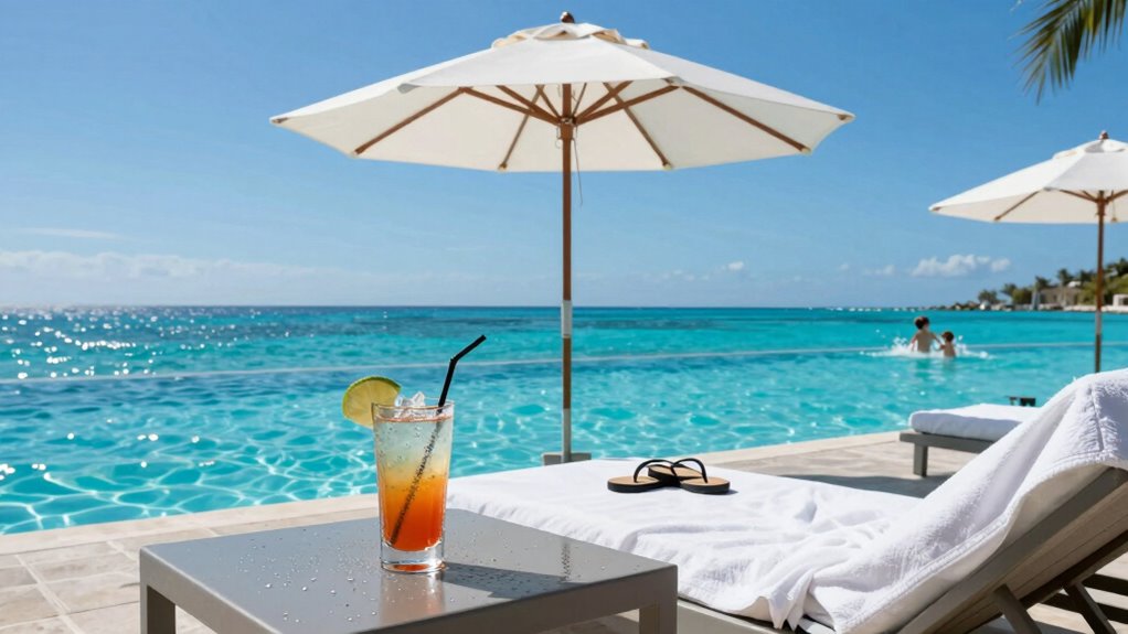impact of poolside shade