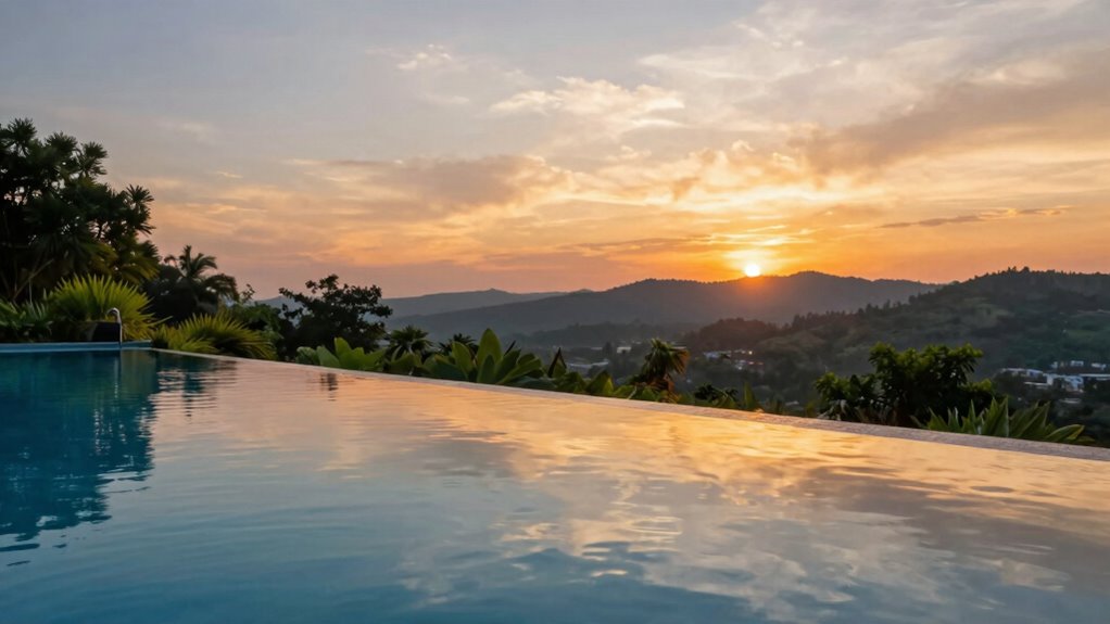 infinity pool landscape harmony