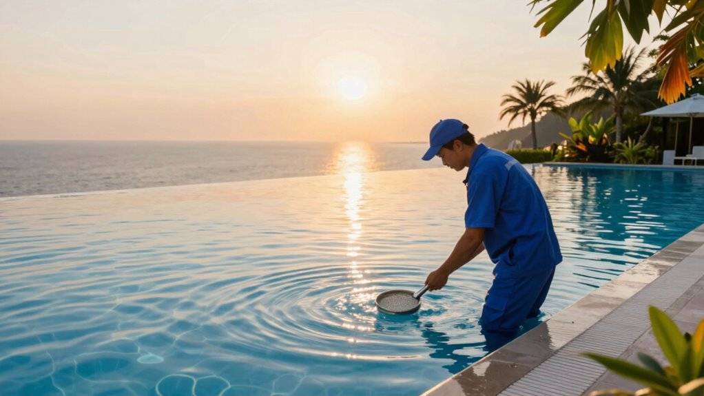 infinity pool maintenance tips