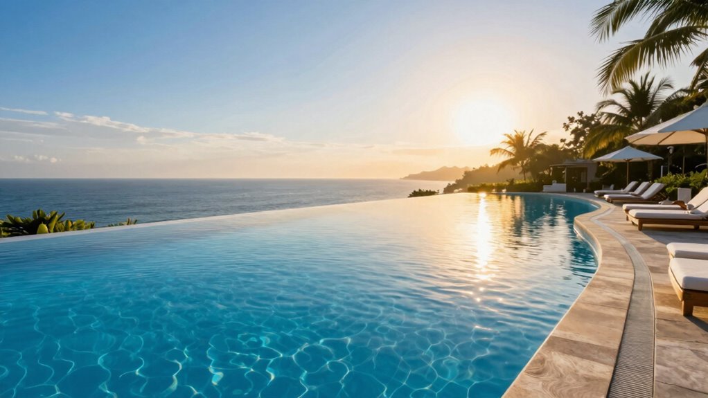 infinity pool water management