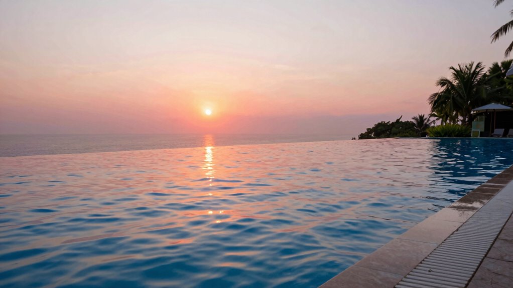 infinity pool water management