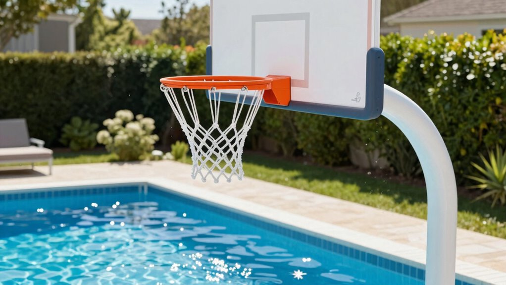 inflatable or mounted hoops