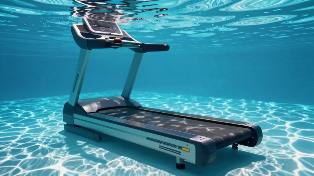 low impact aquatic treadmill exercise