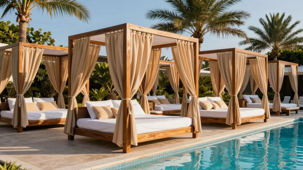 luxurious private outdoor retreat