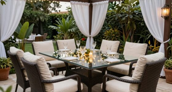 luxury patio dining options