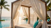 luxury resort cabana curtains
