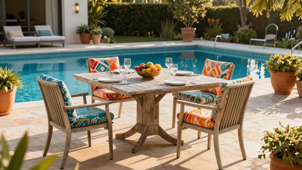 outdoor furniture and lighting