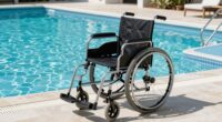 pool access waterproof wheelchairs