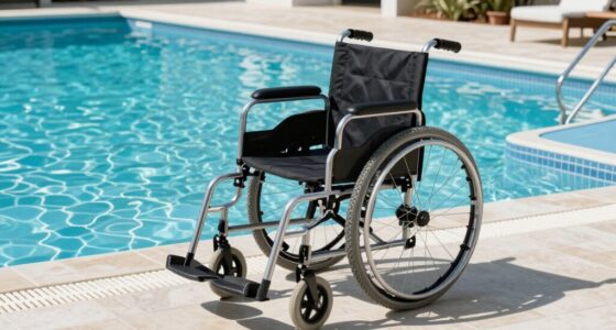 pool access waterproof wheelchairs