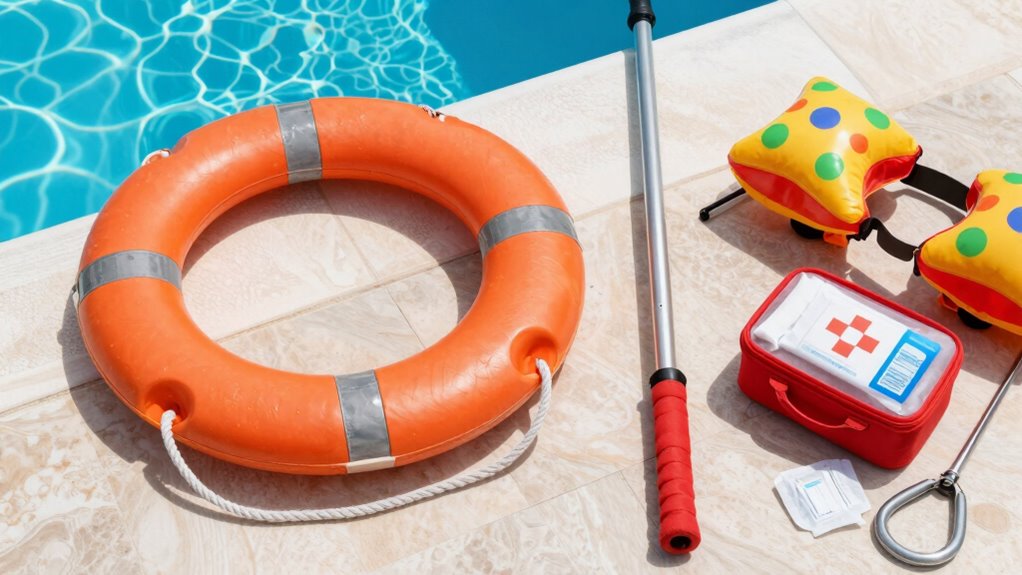 pool safety rescue equipment readiness