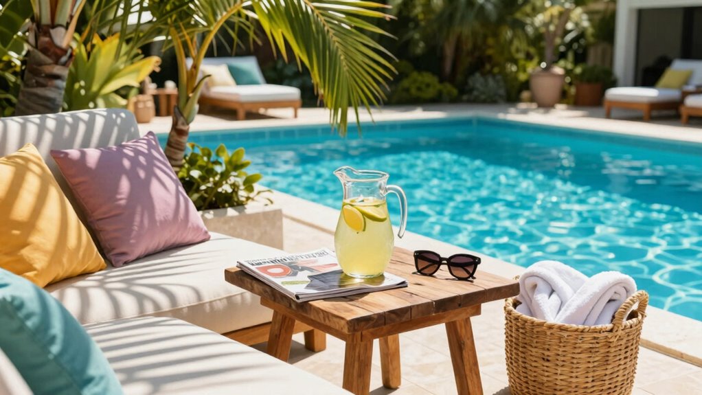 poolside relaxation and wellness