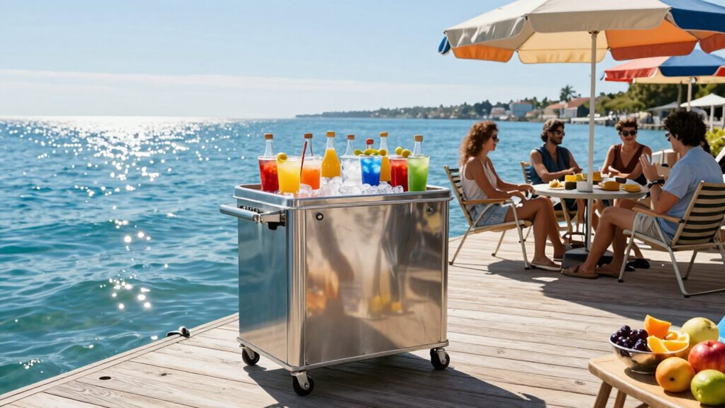 portable water side coolers