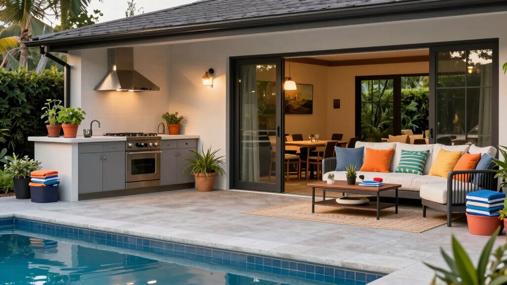 practical pool house design