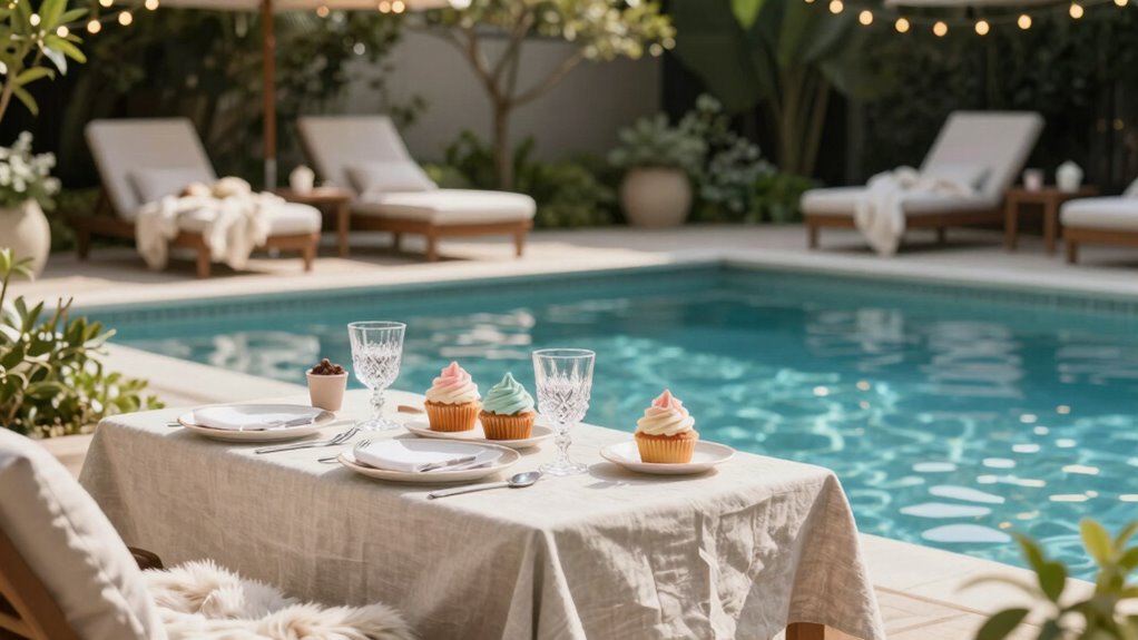 quiet poolside celebration tips