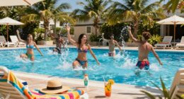 refreshing poolside workout options
