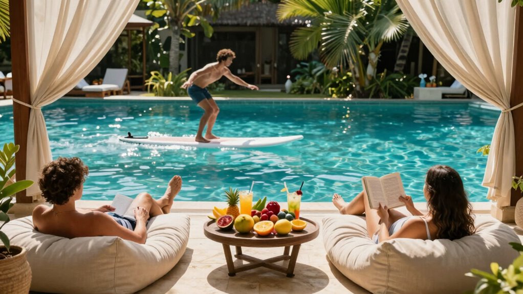 relaxing poolside fun ideas