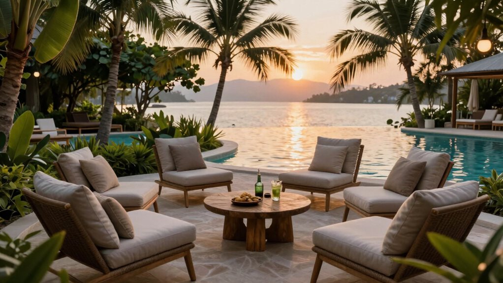 relaxing social retreat space