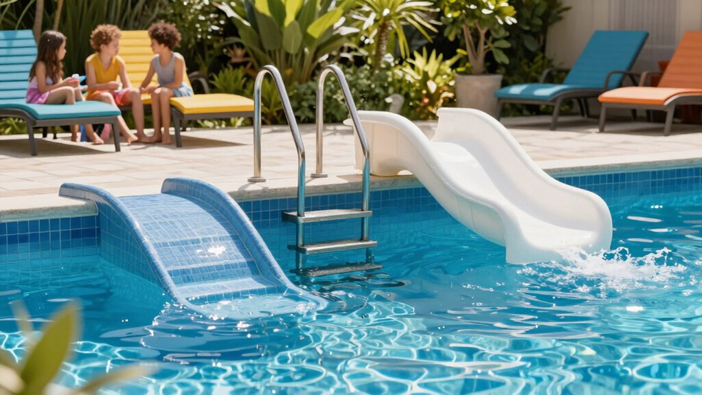 safe and stylish pool entry