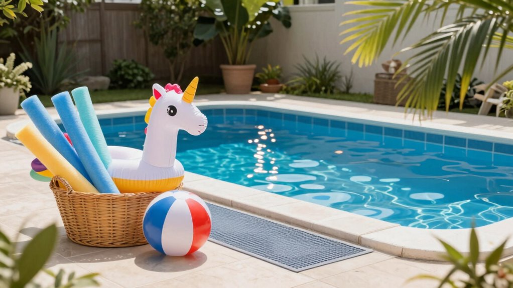 safe pool toy storage