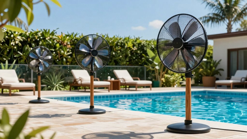 safe poolside fan usage