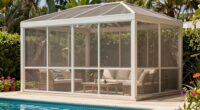 screened gazebos prevent bugs