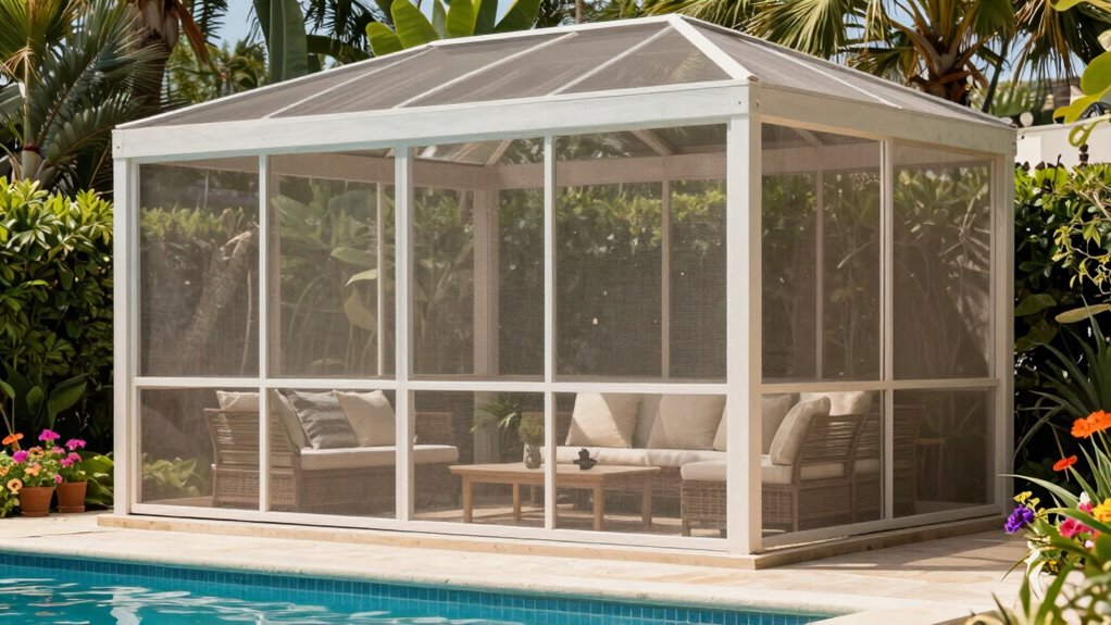 screened gazebos prevent bugs