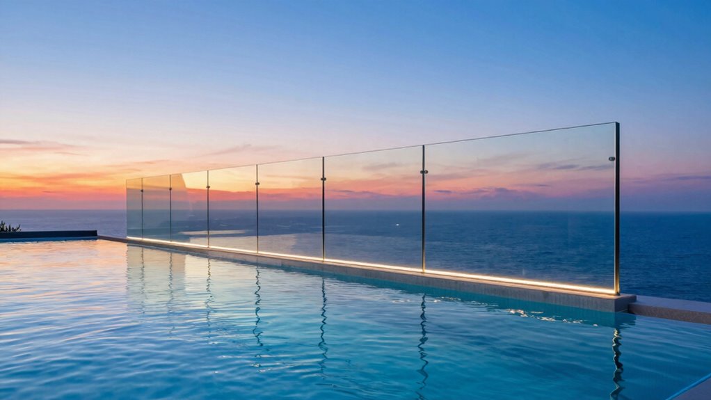 secure aesthetic glass fencing