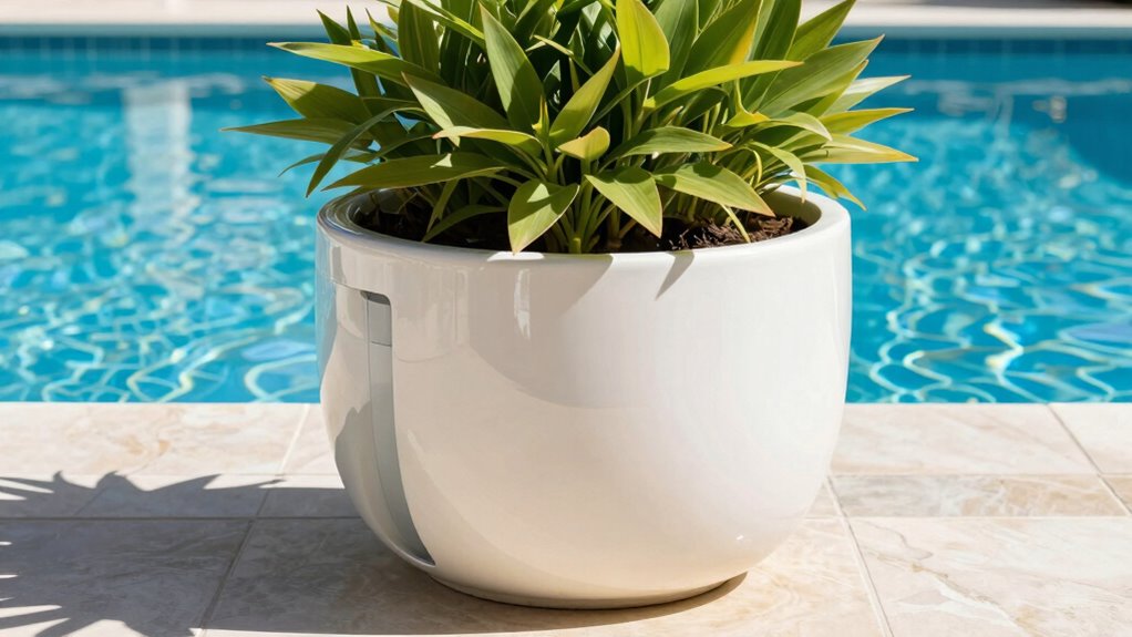 self watering planters promote water efficiency