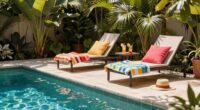 staycation vibes by poolside