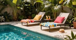 staycation vibes by poolside