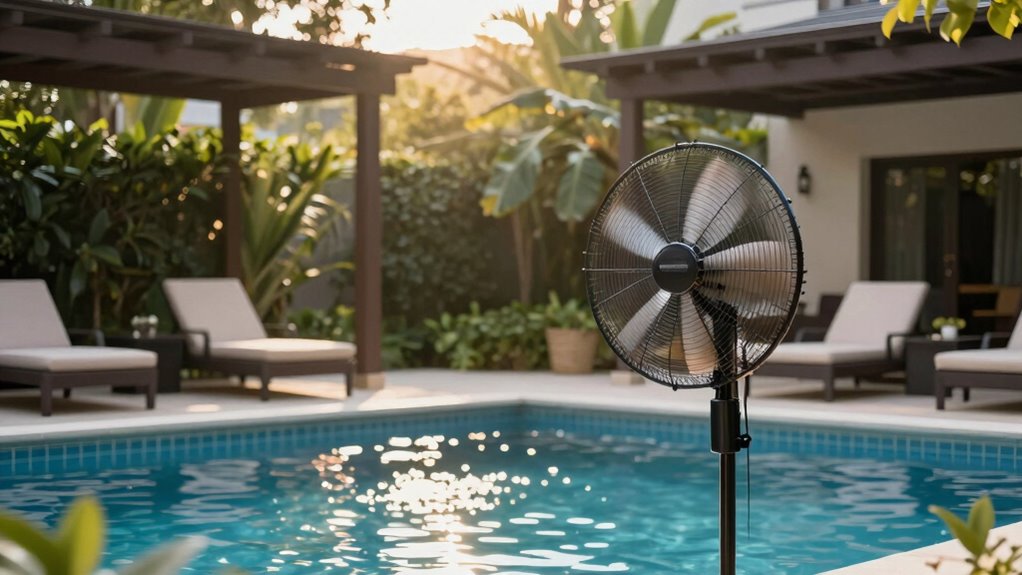 strategic outdoor fan placement