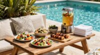 streamline poolside dining experience