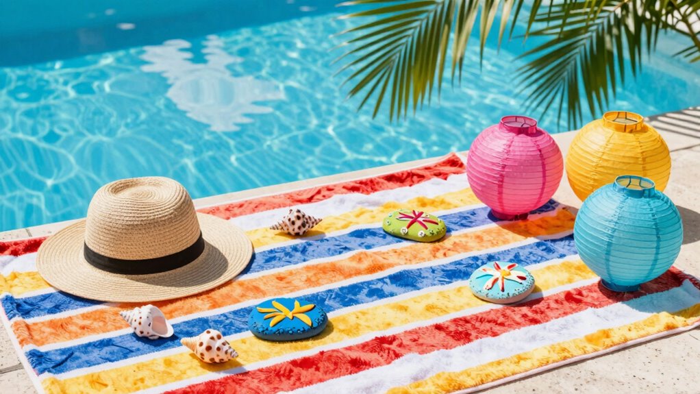 summer poolside craft activities