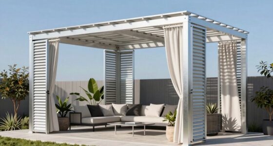 top aluminum pergola options