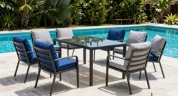 top aluminum pool furniture