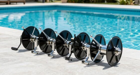 top automatic pool cover reels