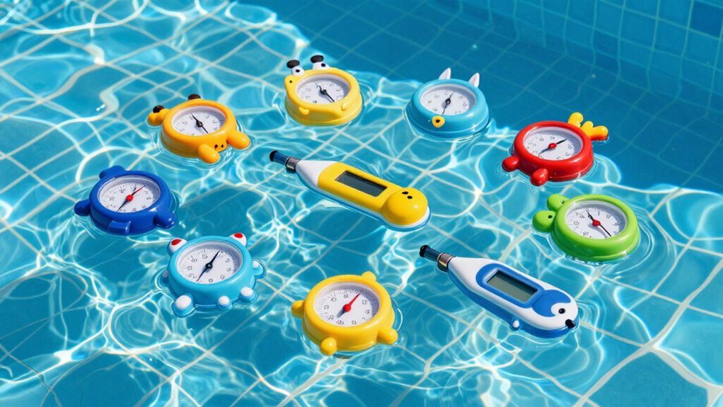 top floating pool thermometers