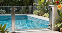 top frameless pool gates